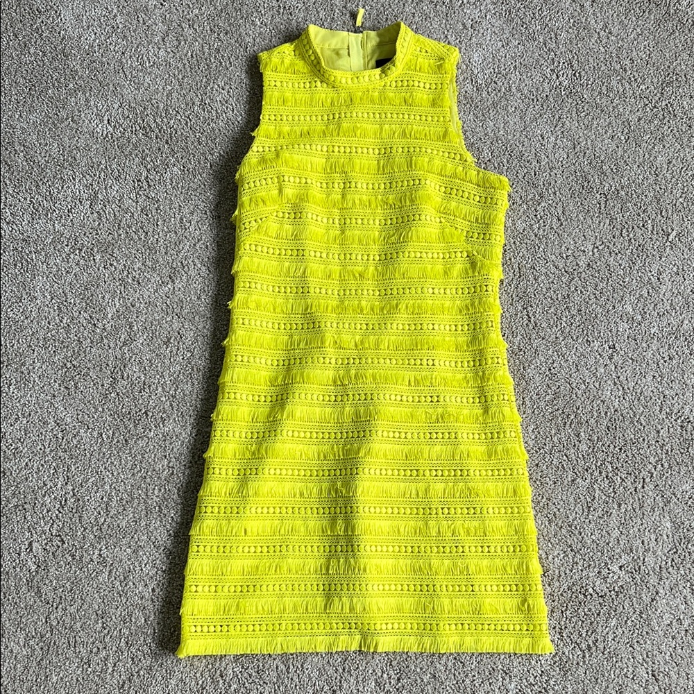 J. Crew Vibrant Yellow Mini Dress